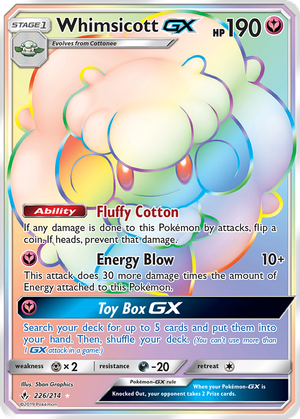 Whimsicott GX card image