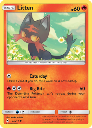 Litten card image