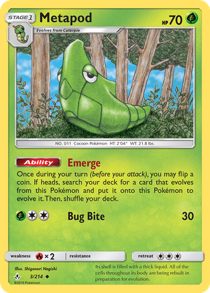 Metapod card image