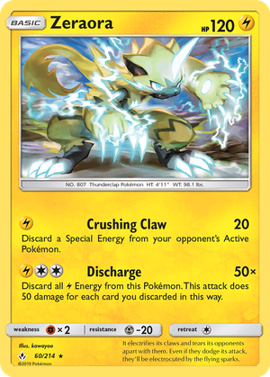 Zeraora card image
