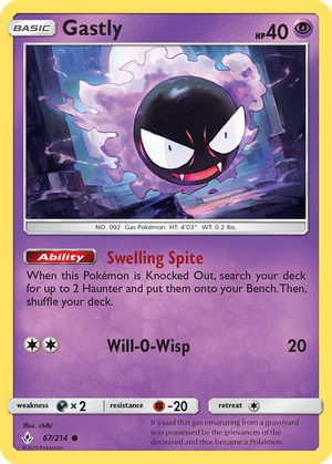 Gastly card image