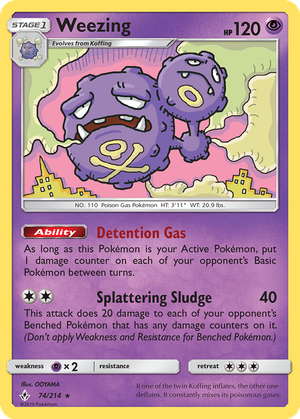 Weezing card image