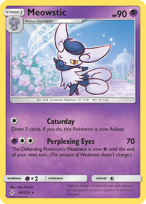 Meowstic card image