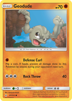 Geodude card image