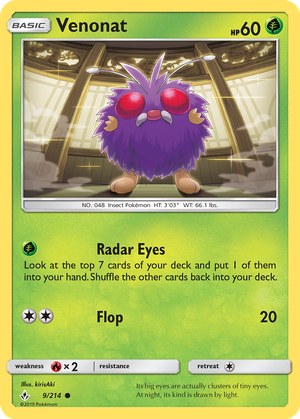 Venonat card image