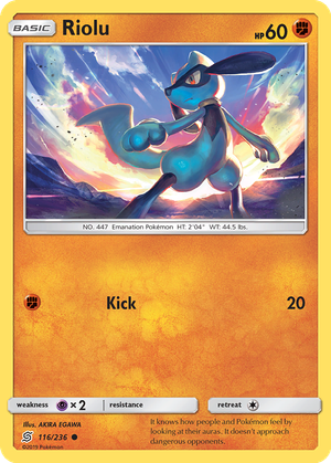Riolu card image