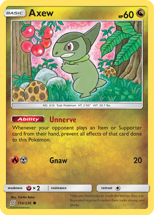 Axew card image