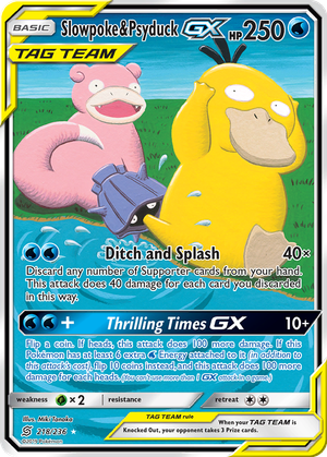 Slowpoke & Psyduck GX card image