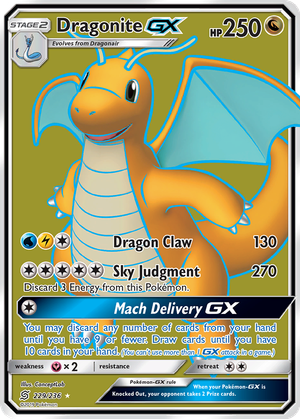Dragonite GX card image