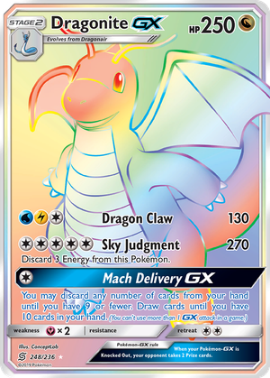 Dragonite GX card image