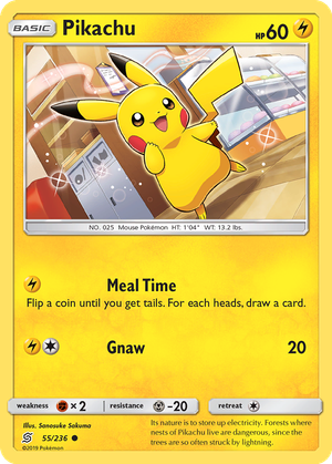 Pikachu card image