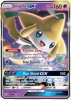 Jirachi GX card image