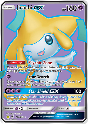 Jirachi GX card image