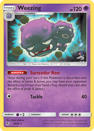 Weezing card image