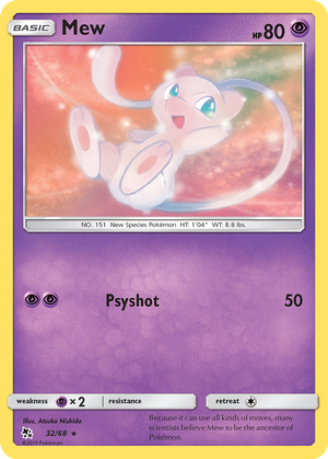 Mew card image