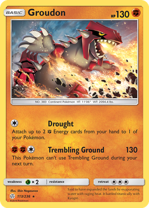 Groudon card image