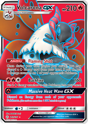 Volcarona GX card image