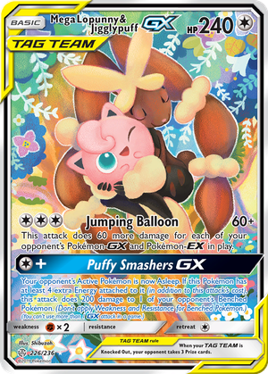 Mega Lopunny & Jigglypuff GX card image