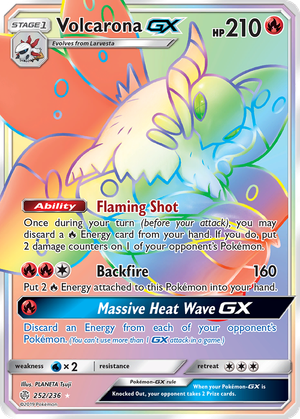 Volcarona GX card image