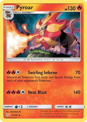 Pyroar card image