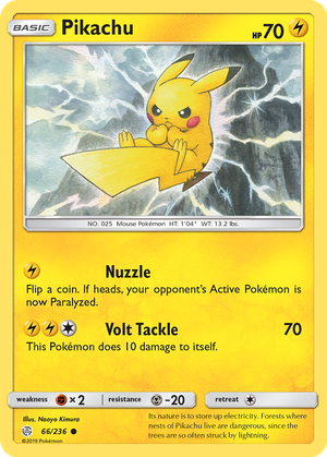 Pikachu card image