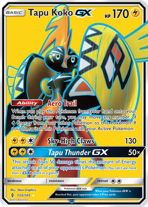 Tapu Koko GX card image