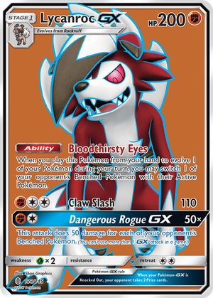 Lycanroc GX card image