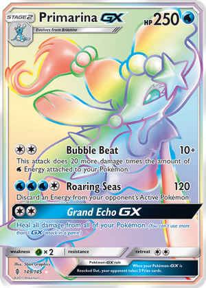 Primarina GX card image