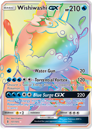 Wishiwashi GX card image