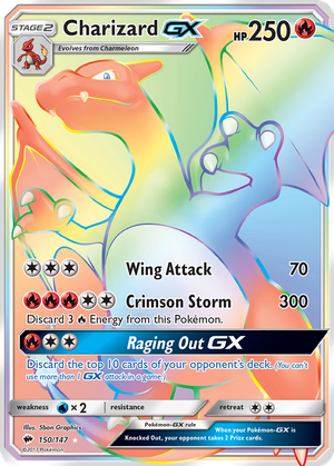 Charizard GX card image