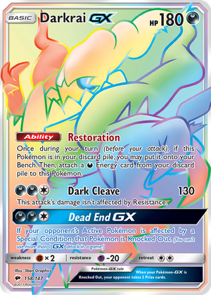Darkrai GX card image