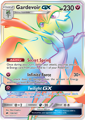 Gardevoir GX card image