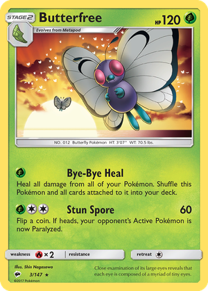 Butterfree card image