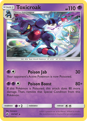 Toxicroak card image