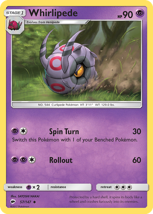 Whirlipede card image
