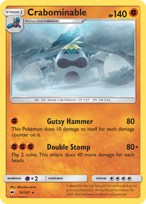 Crabominable card image