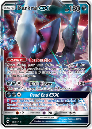 Darkrai GX card image