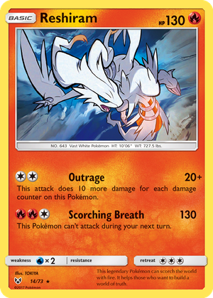 Reshiram card image