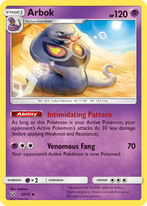 Arbok card image