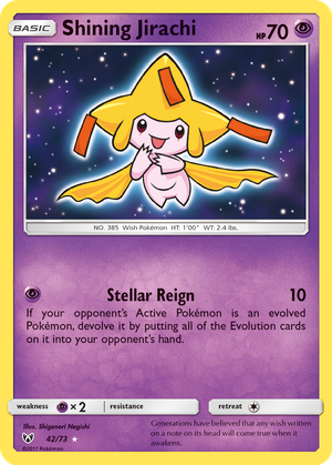 Shining Jirachi card image
