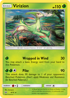 Virizion card image