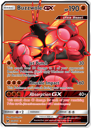 Buzzwole GX card image