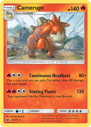 Camerupt card image