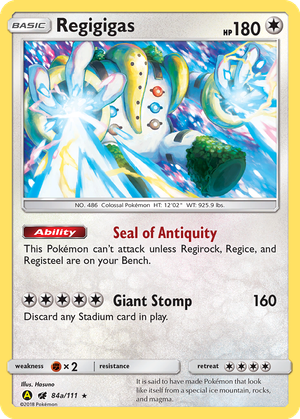 Regigigas card image