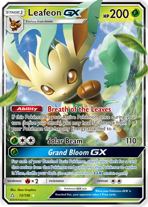 Leafeon GX card image