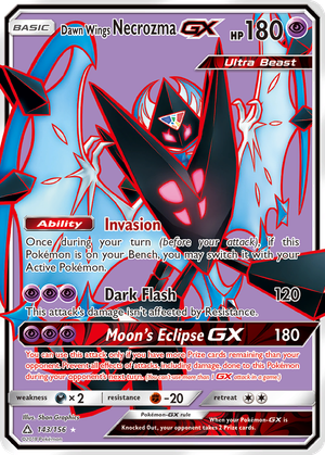 Dawn Wings Necrozma GX card image