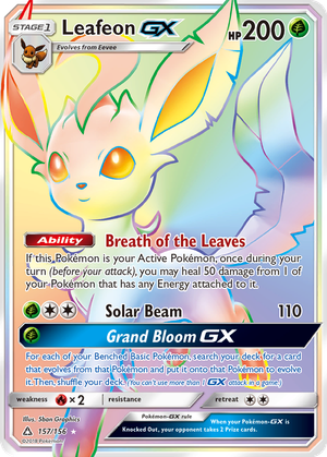 Leafeon GX card image