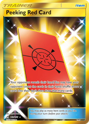 Peeking Red Card card image