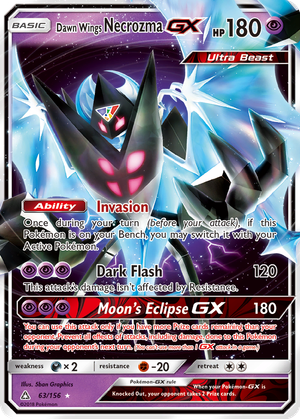 Dawn Wings Necrozma GX card image
