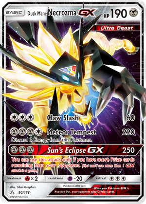 Dusk Mane Necrozma GX card image
